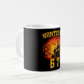 Mug 6 7 halloween 67 mème six sept fantôme génération (Devant gauche)