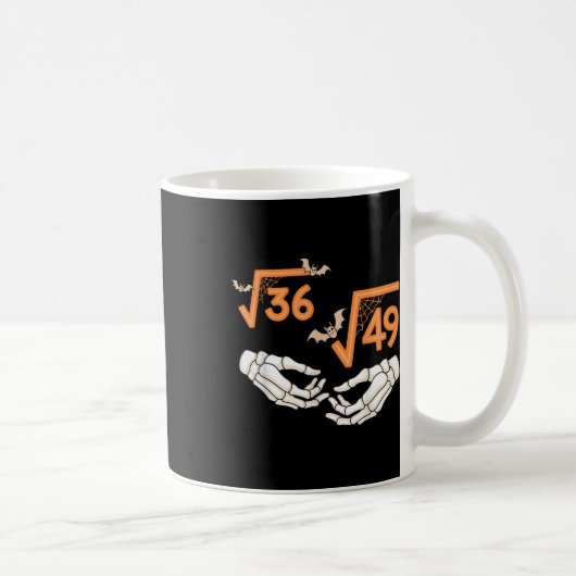 Mug 6 7 Halloween Math Square Root 67 Meme Gen Alpha S (Droite)