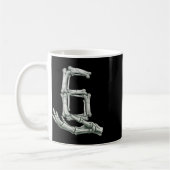 Mug 6 7 Halloween squelette drôle 67 mème Gen Alpha Si (Gauche)