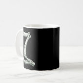 Mug 6 7 Halloween Squelette Drôle 67 Mème Gen Alpha Si (Devant gauche)