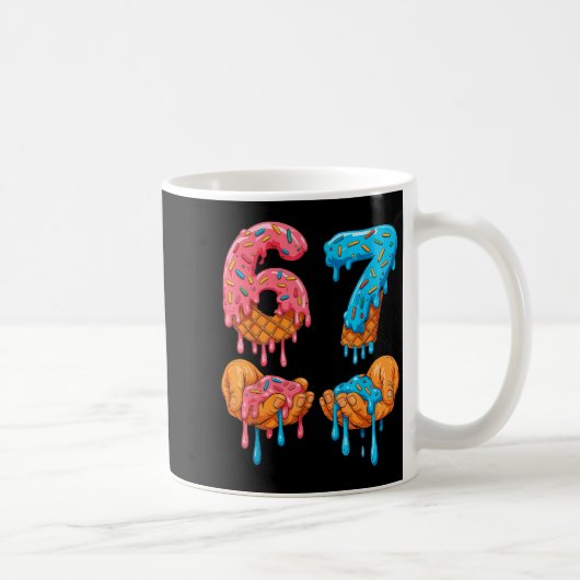 Mug 6 7 Mème Glace Goutte Gen Alpha Argot (Droite)