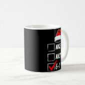 Mug 6-7 Meme Nice Naughty 67 Christmas Brain Rot Funny (Devant droit)