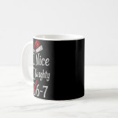 Mug 6-7 Meme Nice Naughty 67 Christmas Brain Rot Funny (Devant gauche)