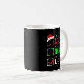 Mug 6-7 Meme Nice Naughty 67 Christmas Brain Rot Funny (Devant droit)