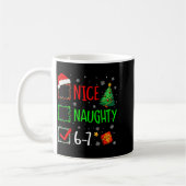 Mug 6-7 Meme Nice Naughty 67 Christmas Brain Rot Funny (Gauche)