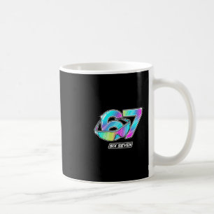 Mug 6 7 Mème Six Sept Sungles Gen Alpha Drôle Design