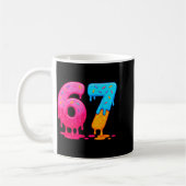 Mug 6 7 Meme Six Seven Goutte de glace (Gauche)