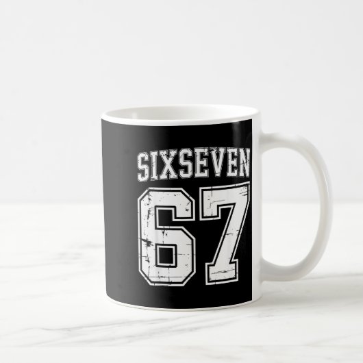 Mug 6-7 Meme Srts Uniform Cool Six-seven Funny 67 Gen (Droite)