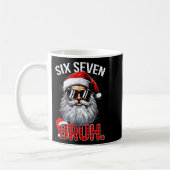 Mug 6 7 Six Seven Hand Gen Z Alpha Meme Slang Xmas Chr (Gauche)