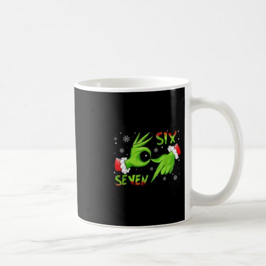 Mug 6 7 Six Seven Main Génération Z Alpha Argot Meme N (Droite)