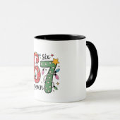 Mug 6 7 Six Seven Main Génération Z Alpha Meme Argot N (Devant droit)