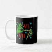 Mug 6 7 Six Seven Meme Christmas Hand Gen Z Alpha Xmas (Gauche)