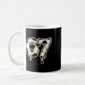 Mug 6 7 Soccer Byll Drip Graphic Six Seven Meme (Gauche)