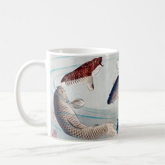 Mug 6 Carpes Natation par Yoshitoshi (Gauche)