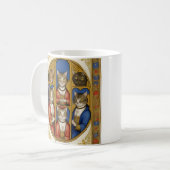 Mug 6 chats royaux (Devant gauche)
