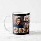 Mug 6 Collage de photos Texte facultatif — CAN Edit Co (Gauche)