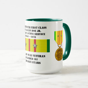 MUG 6 ÉTOILES GUERRE DU VIETNAM