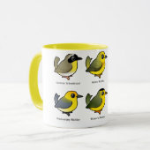 Mug 6 fauvettes de Birdorable (Devant gauche)