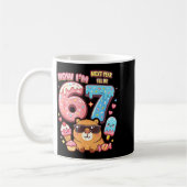 Mug 6 l'année prochaine sera 7 capybara glace 67 meme (Gauche)