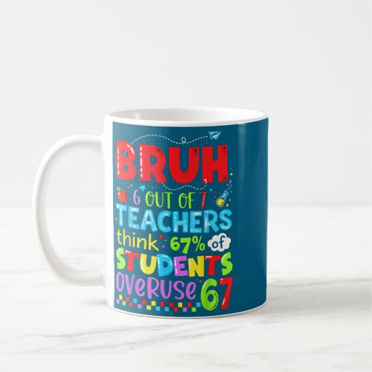Mug 6 Out Of 7 Teachers Think 67% Of Students Overuse (Gauche)