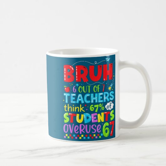 Mug 6 Out Of 7 Teachers Think 67% Of Students Overuse  (Droite)