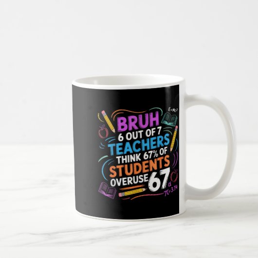 Mug 6 Out Of 7 Teachers Think 67% Of Students Overuse  (Droite)