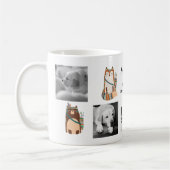 Mug 6 PHOTO COLLAGE Noël Événement Anniversaire (Gauche)