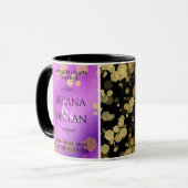 Mug 6e 33e 47e 48e anniversaire du Mariage Améthyste (Devant gauche)
