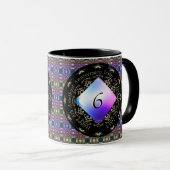 Mug 6e anniversaire de Mariage Amethyst (Devant droit)