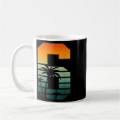 Mug 6e anniversaire Plage Retro Été Thème 6 ans (Gauche)