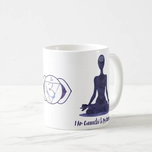 Mug 6ème Affirmation intérieure de guide d'Anja de (Devant droit)