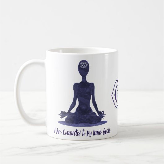 Mug 6ème Affirmation intérieure de guide d'Anja de (Gauche)