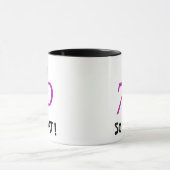 Mug 70 alors Quel Amusant Inspirationnel 70e anniversa (Centre)