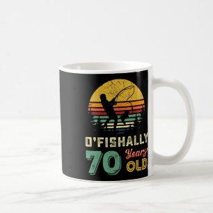 Mug 70 Ans 70 Grandpa Poisson 70e Anniversaire Wi-Fi
