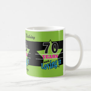 Mug 70 ans et l'aimer ! Anniversaire 70 ans