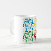 Mug 70 Couleur Et Formes Musique (Devant gauche)