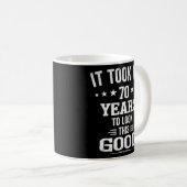 Mug 70e anniversaire 70 ans Anniversaire (Devant droit)