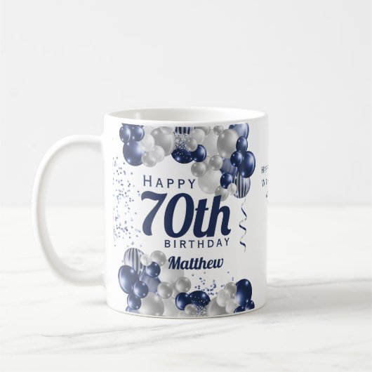 Mug 70e anniversaire Ballons de la marine (Gauche)