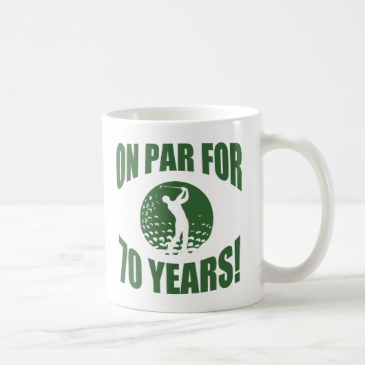 Mug 70e anniversaire de Golfer (Droite)