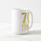 Mug 70e anniversaire de l'équipage de la fête (Devant droit)