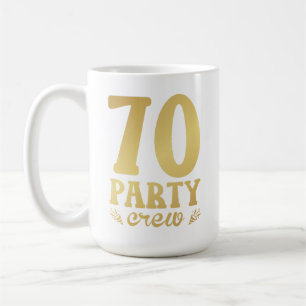 Mug 70e anniversaire de l'équipage de la fête