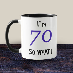 Mug 70e anniversaire drôle cadeau 70 Alors quel devis