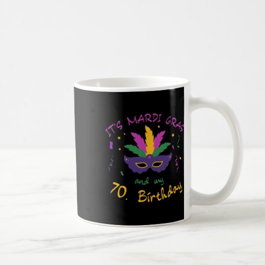 Mug 70e anniversaire Mardi Gras Célébration du carnava (Droite)