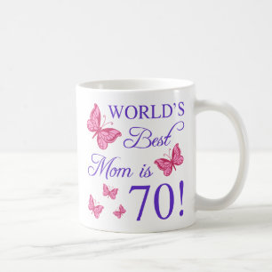 Mug 70e anniversaire pour maman