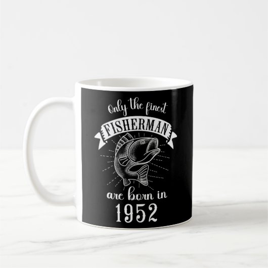 Mug 70e anniversaire Tee Fishing Fisherman 1952 70e (Gauche)