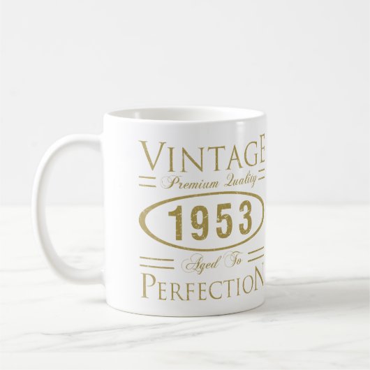 Mug 70e anniversaire Vintage 1953 (Gauche)