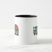 Mug 70e anniversaire vintage personnalisé (Centre)