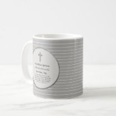 Mug 70ème anniversaire d'ordination Platine - N'IMPORT (Devant gauche)