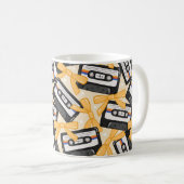 Mug 70s 80s 90s Retro Cassette Tape Music (Devant droit)