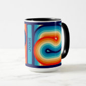 Mug 70s Double Wave (Devant droit)